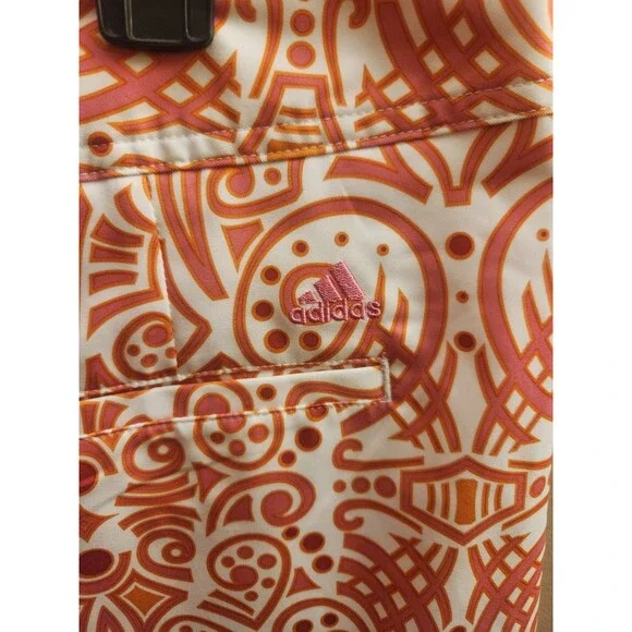 Adidas Climacool Skirt Skort Womens Pink Geo Print Golf Outdoors Athleisure 10 - Picture 4 of 5